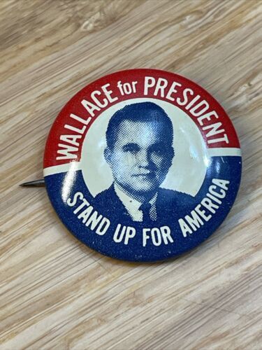 Vintage Original Wallace for President Button Pin KG JD - $8.90