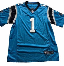 Nike NFL On Field Jersey Mens 48 Blue Black Newton 1 Carolina Panthers V... - $11.88