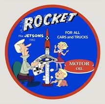Jetsons Rocket Motor Oil Metal Sign - $49.95