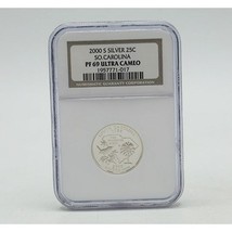 2000 S Argent Du Sud Carolina État Statehood Quarts 25C NGC PF69 Ultra C... - $29.77