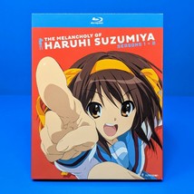 The Melancholy of Haruhi Suzumiya Complete Season 1 + 2 Anime Blu-ray +Slipcover - £38.91 GBP