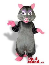 SPOTSOUND Black and Pink Rat Or Mouse Mascot US with A Teeth and Whiskers - £897.00 GBP