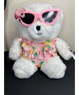Beadlines Sandyshore Plush Bear NWT Flamingo Sunglasses Tropical Dress Rare - $1,213.06 MXN