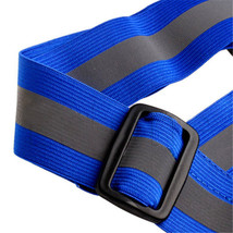 New Physical Training Safety Ipfu Apfu Iptu Reflective Pt Belt Blue And Silver - £14.88 GBP