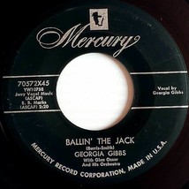 Georgia Gibbs - Dance With Me Henry (Wallflower) / Ballin&#39; The Jack [7&quot; 45 rpm] - £2.72 GBP