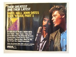 Daryl Entry And John Oates Poster &amp; Rock And Soul Old-
show original tit... - $62.74