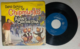 Alvin &amp; The Chipmunks (1960) Liberty 7&quot; 45 Rpm Vinyl Record Vg - £11.93 GBP