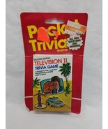 Vintage 1985 Pocket Trivia Second Edition Television II Trivia Game Sealed - $231.75 MXN