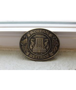 Vintage brass Korean Veteran belt buckle- NEW - $34.12 CAD