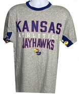 Hands High NCAA Kansas Jayhawks Short Sleeve Tee, Large, Gray - New - $6.99