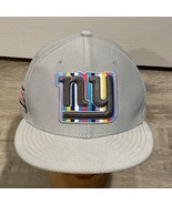 New Era New York Giants NFL Cap Hat Gray Crucial Catch Embroidered CLEAN! - $37.18