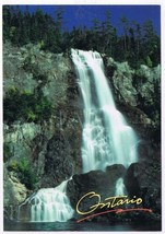 Postcard Waterfall In Agawa Canyon Ontario 4 1/2&quot; x 6 3/4&quot; - £3.86 GBP