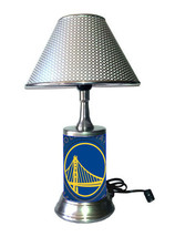Golden State Warriors desk lamp with chrome finish shade - £34.75 GBP