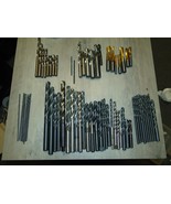 LOT (65) VARIOUS SIZES &amp; BRAND DRILL BITS - $182.44 CAD