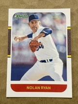 2021 Donruss #225 Nolan Ryan 1987 Retro Rangers - £1.89 GBP