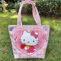 Sanrio Handbag High Capacity 18x15x21cm Waterproof Women&#39;s Tote Cartoons Melody  - £15.92 GBP