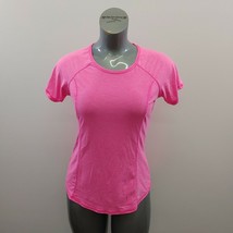 Head Athletic T Shirt Women&#39;s Size Medium Pink Round Neck Short Sleeve P... - $9.79