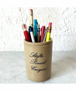 Vintage Pearsons of Chesterfield Stoneware Pencil Holder Stifte Pencils ... - $37.95