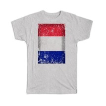 France : Gift T-Shirt Flag Retro Artistic French Expat Country - £19.65 GBP