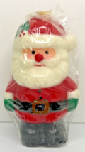 Vintage Robert Alan Santa Claus Candle New in Packaging 4&quot; SKU H595 - $14.99