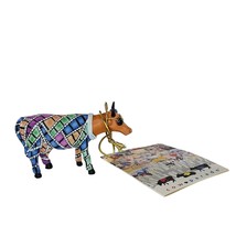 Cowparade Mini Moo Moovie Cow Figurine By Victor DeMasi Collectible #23144 - £19.71 GBP