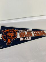 NFL Chicago Bears Vintage 1986 NFC CENTRAL CHAMPS CHAMPIONS Pennant 30" - $12.91