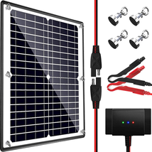 Solar Panel Kit Charge Controller Waterproof Solar Battery For Car Boat 20W NEW - £96.67 GBP