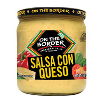 On The Border Mexican Grill &amp; Cantina Salsa Con Queso, 2-Pack 15.5 oz. Jars - £21.98 GBP
