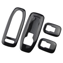 4Pcs ABS Chrome Car Window Lifter Switch Panel Cover Trim Sticker for  2008 2014 - £51.92 GBP