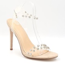 Chase &amp; Chloe Women Slingback Ankle Strap Sandals Gigi Size US 10 Beige - £7.08 GBP