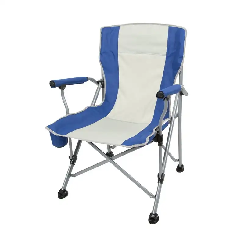 Mesa Camp Chair - Blue/Grey - Camping Outdoor Picnic Folding Portable Sports - £65.65 GBP