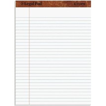 TOPS The Legal Pad Writing Pads, 8-1/2 x 11-3/4, Legal Rule, 50 Sheets, 12 Pack  - £21.57 GBP