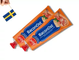 2 Tubes Kavli BaconOst, Bacon Cheese Spread, 275g (9.7 oz.), Swedish Sof... - $19.53