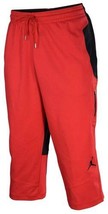 Nike Mens Aj Vi Cropped Pants Color Red Black Size Medium - £78.49 GBP