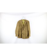 Vintage 50s Streetwear Mens 42R Wool Tweed Double Breasted Suit Coat Jac... - $2,555.85 MXN