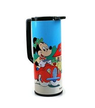 Disney Mickey Mouse Goofy vintage coffee thermos Renault France cartoon ... - $37.05