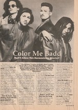 Color Me Badd teen magazine pinup clipping All-Stars boy band Tiger Beat - £1.17 GBP