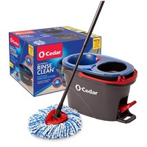 O-Cedar Easywring Rinseclean Spin Mop Bucket System Hands-Free Separate 2 Tanks - £47.96 GBP