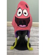 Nickelodeon Patrick Star Winter Knit Hat Beanie Cap w/ Tassels Sz OS - $463.17 MXN