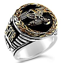 Artisan made Roman Tribune Mens  Eagle ring sterling silver .925 - $82.00