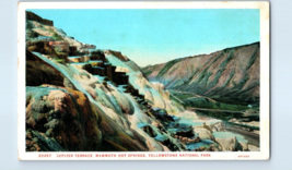 Jupiter Terrace Mammoth Hot Springs Yellowstone National Park Montana Postcard - £5.37 GBP