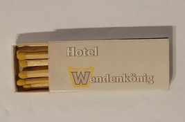 Vintage Hotel Wendenkonig Box of Matches Matchbook Prenzlau, Germany - £9.71 GBP