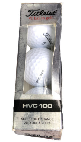 Titleist HVC 100 #5 Set Of 3 Golf Balls - $6.80