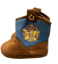 New Todder Boys Girls Size 11-12 Toy Story Boot Slippers Woody Cowboy Di... - £17.53 GBP