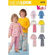 Simplicity Creative Patterns New Look 6170 Toddlers&#39; and Child&#39;s Pajamas... - $22.99