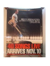 Bruce Springsteen &amp; The E Street Band Poster  40 Songs Live 1975-1985 Hu... - $8,292.64 MXN