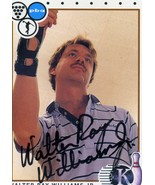 1990 Kingpins PBA #51 WALTER RAY WILLIAMS, JR  -  AUTOGRAPH  - $30.00