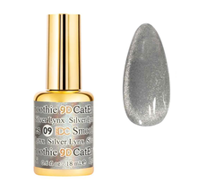  DND DC 9D Cat Eye Smoothie UV/LED Gel Polish - Silver Lynx #09