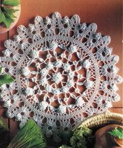 8X Pineapple Promise Wheel Challenging Intricacy Pinecone Crochet Doily ... - $9.99