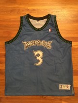 Authentic 1997-98 Minnesota Timberwolves Stephon Marbury Alternate Jersey 54 - £319.73 GBP